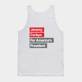 Jeremy Corbyn for America's President Tank Top